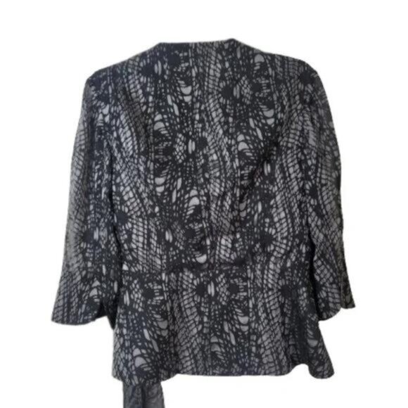 Alex Evenings Wrap Front Side Tie Evening Jacket - Picture 4 of 9